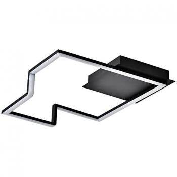 Matt Black Modern LED Ceiling Fitting