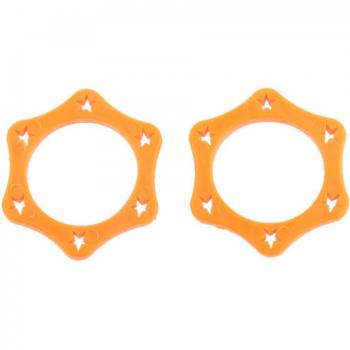 2Pcs Wireless Mic with Fall Protection Silicone Hexagon Slip Ring