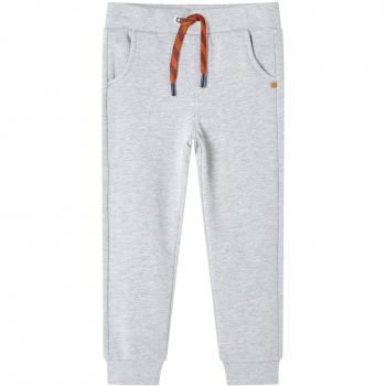 Pantaloni Comodi per Bambini Grigio Mélange 128