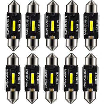 Festoon LED CSP 41 mm interior coche – luz de techo sin error Canbus