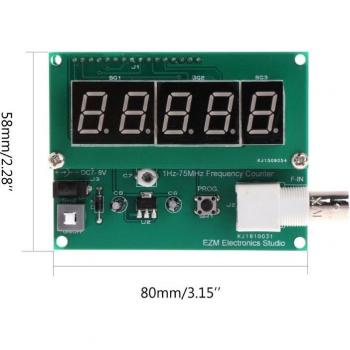 Cymómetro de Medición 1 Hz‑75 MHz, 7 V‑9 V