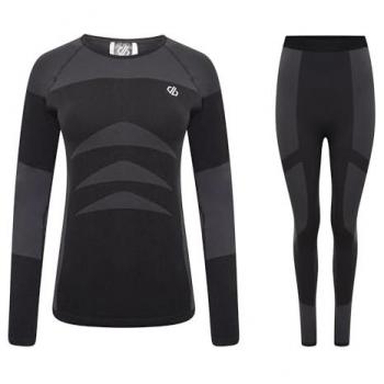Camiseta térmica senderismo mujer Dare 2b In The Zone II, negro