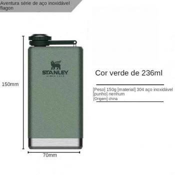 Stanley 236ML Draagbare Wijnfles 304 RVS