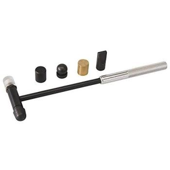Hobby Hammer Deluxe: 6 Brass & Nylon Heads, Ball/Flat Chisel