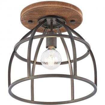 Deckenlampe 'Rutger' aus Holz für Wohnzimmer & Esszimmer von Lindby