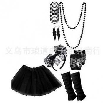 Estilo 80s Chic: Disfraz y Accesorios para Mujer I Love 80’s