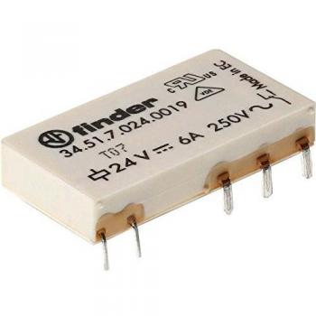 Finder 34.51.7.012.0019 Relay 12V DC 6A Change-Over