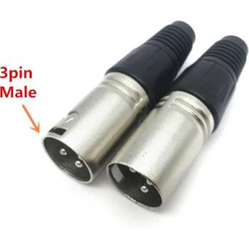 Conector de Cable XLR Macho y Hembra