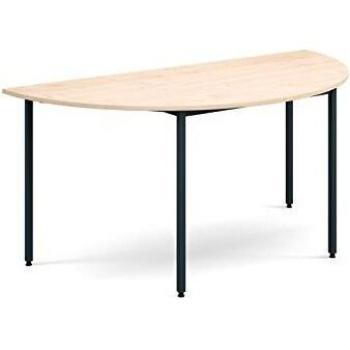 DAMS GF S-Circular Maple Flexi Dining Table, Expandable Surface, 80x160cm