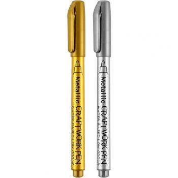 2Pcs Caligraphy Paint Marker Pens 1.5mm