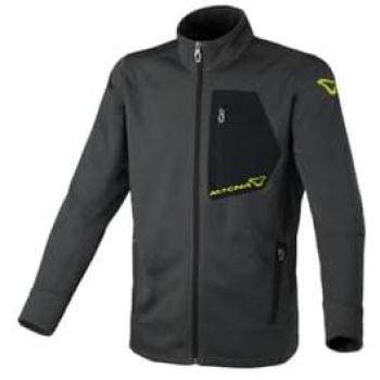 Macna Ripple 1.1 Giacca in Felpa Fleece Unisex Nero Grigio M