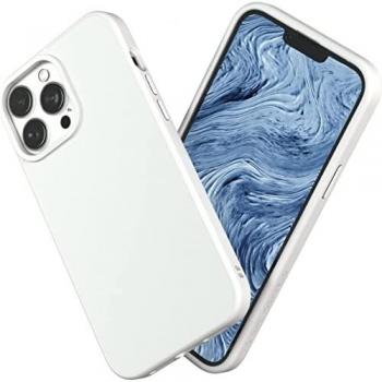 RhinoShield SolidSuit Smartphone Hülle für iPhone 13 Pro Max, Weiss