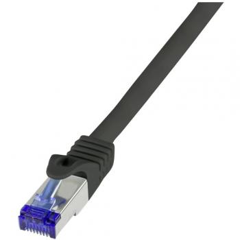 LogiLink C6A093S RJ45 CAT 6A S/FTP 10.00 m Black 1 pc(s)
