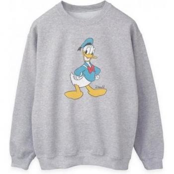 Sudadera Feminina Disney Classic Donald Duck Heather Gris