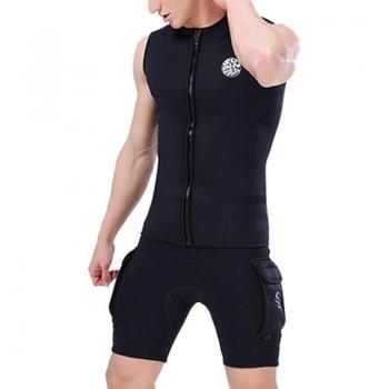 Unisex 3mm Neoprene Wetsuit Vest for Outdoor Diving and Surfing
