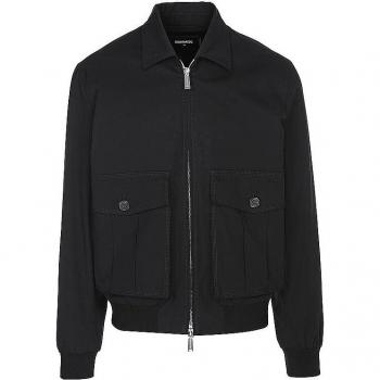 DSQUARED2 Blouson Schwarz Größe 48 Herren