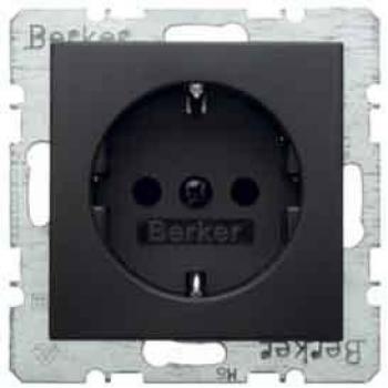 Berker B7 Schuko-Steckdose anthrazit