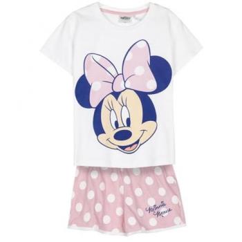 Pijama Infantil Minnie Mouse 100% Algodón Estampado Original Talla 4 Años