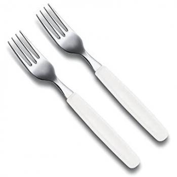 Victorinox 2 Stück Steakgabeln Edelstahl Weiß