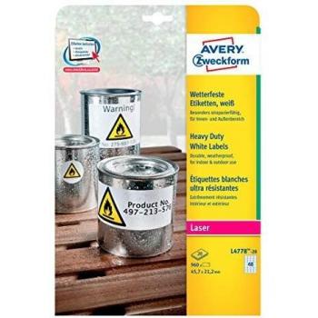 Etichette Avery per Esterni