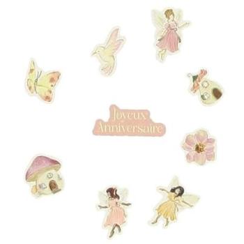 Confetti Papier Fairy World Rose 50x – Taille 1,5‑4 cm – Réf. 96614
