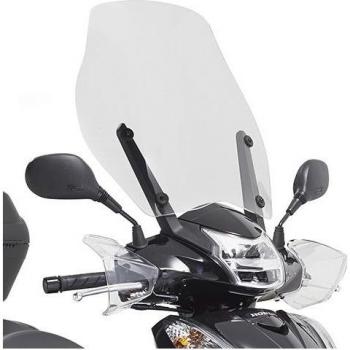 Pare-brise GIVI D1143ST pour scooter Honda SH 300 I (2015 à 2019) surélevé transparent