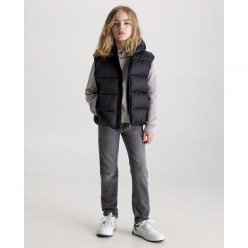 Calvin Klein Jeans Slim Fit niño gris