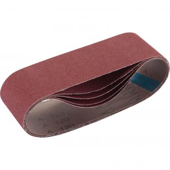 Draper Heavy Duty Cloth Sanding Belts, 75mm x 533mm, 120g