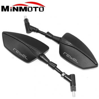 Rétroviseur Aluminium Noir Bicaco pour Rebel 300/500