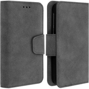 Funda gris retro para smartphones de hasta 6