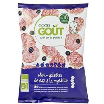 Heidelbeer‑Reiskuchen Bio‑Mini – 40 g, ab 10 Monaten