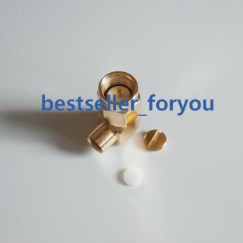 10x SMA Male Right Angle RF Connector for RG402 Semi-Flexible Cable