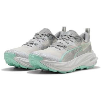 Puma Voyage Nitro 4 Women’s Footwear – Feather Gray / Mint Melt / Silver, UK 7.5