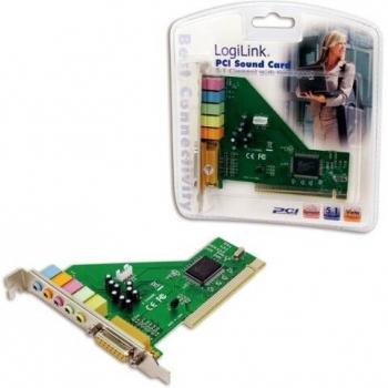 LogiLink Dolby 5.1 PCI Soundkarte mit Gameport