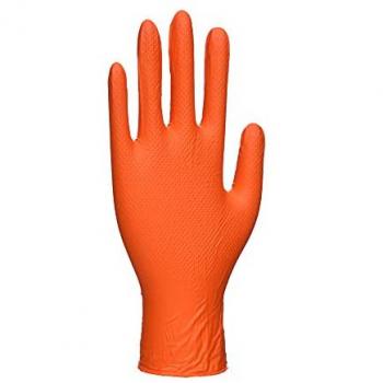 Portwest Orange HD Gloves – 100 Unit Pack, Large