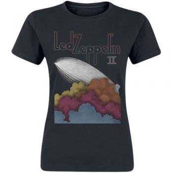 T-Shirt Led Zeppelin Roman Sky Donna Nero XL