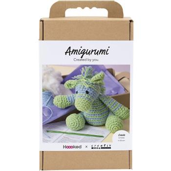 Amigurumi Zebra Blend – Soft Blue and Mint Green