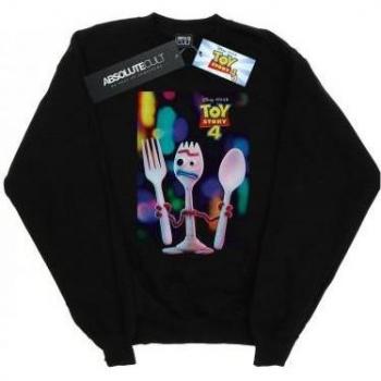 Toy Story 4 Forky Print Pullover – Women's Black Sweater