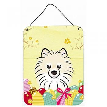 Multicolored Pomeranian Egg Hunt Decor