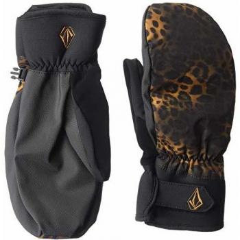Nyle Volcom Herren Winterhandgelenk Handschuhe – Braun – Size Large