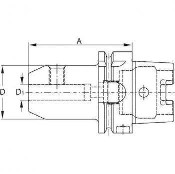 Weldon HSK‑A 100 Corto Mandrino Portautensili (Holex)