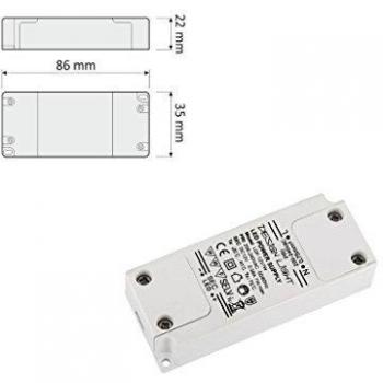 LED Strip Power Adapter – 240V AC to 12V DC 7W (G4)
