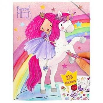 Princess Mimi Malbuch mit Stickern