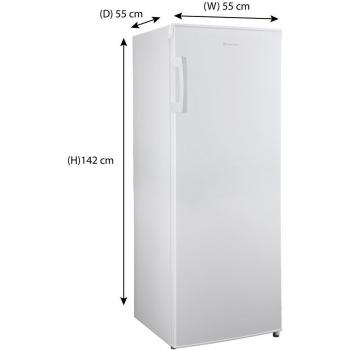 Russell Hobbs RH55LF142 142cm 5-Shelf Upright Larder Fridge