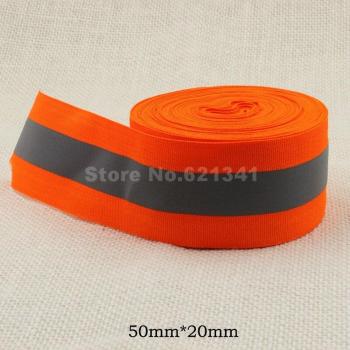 50mm x 20mm Orange Reflective Edging Tape