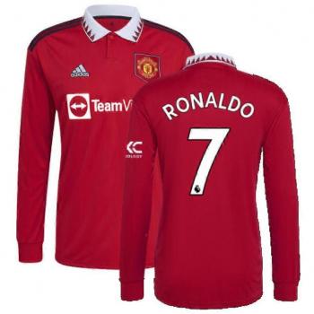 Adidas Rouge Longue Chemise Man United RONALDO 7 Taille Large