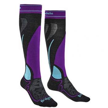 Bridgedale Women's Ski Midweight Merino Endurance Over Calf Socks