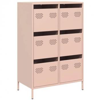 VidaXL Rosa Highboard 68x39x101,5 cm Stahl