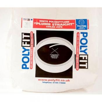 Polypipe Plumbing Pipe 22mm White