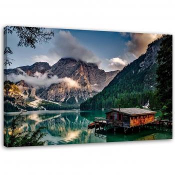 Montagne Cristalline – Tableau 60x40 Multicolore
